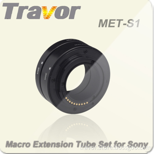 2 Piece Macro Extension Tube Set Met-S1 for Sony DSLR Camera